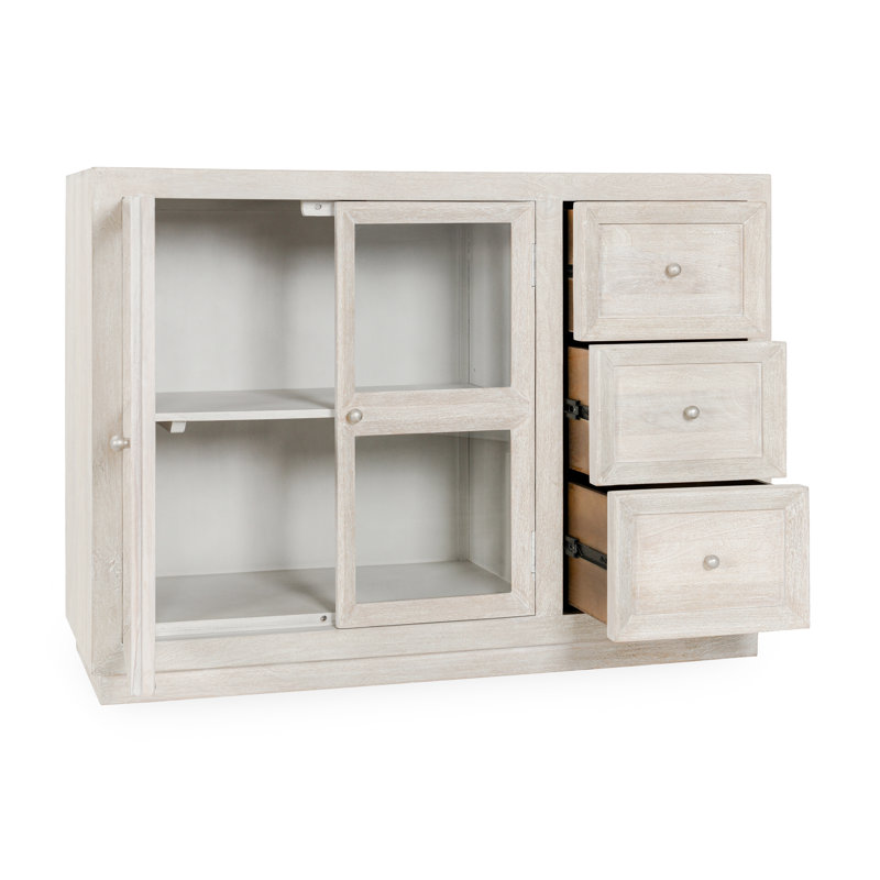 Isha Solid Wood Cabinet