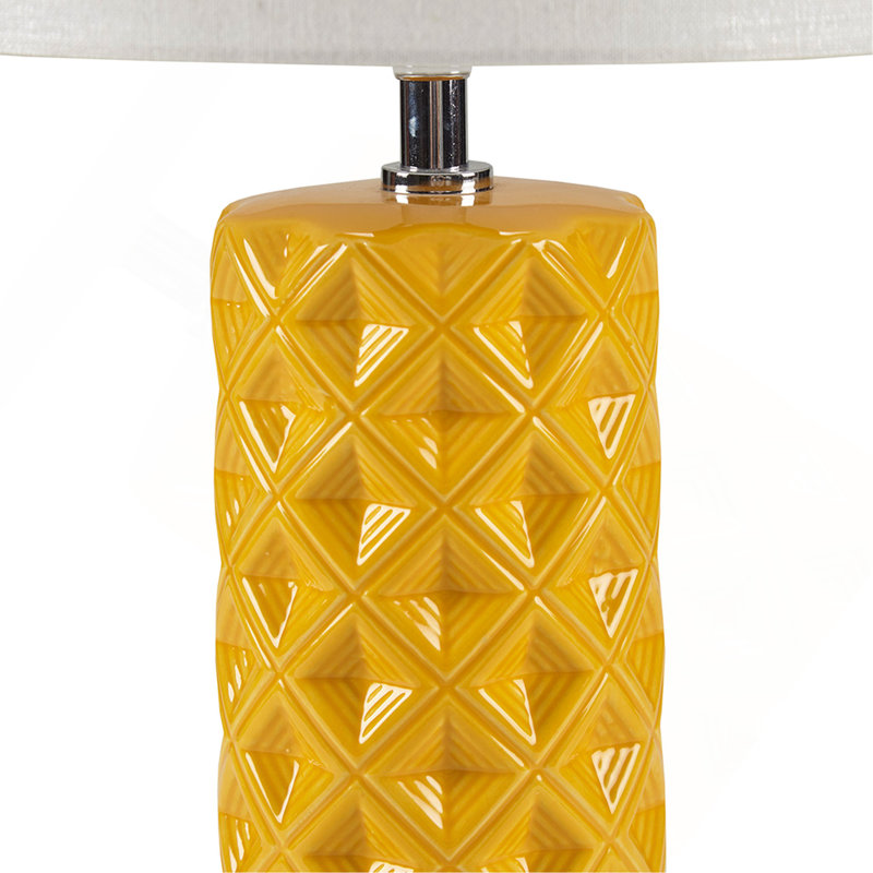 Lampe de table géométrique en céramique