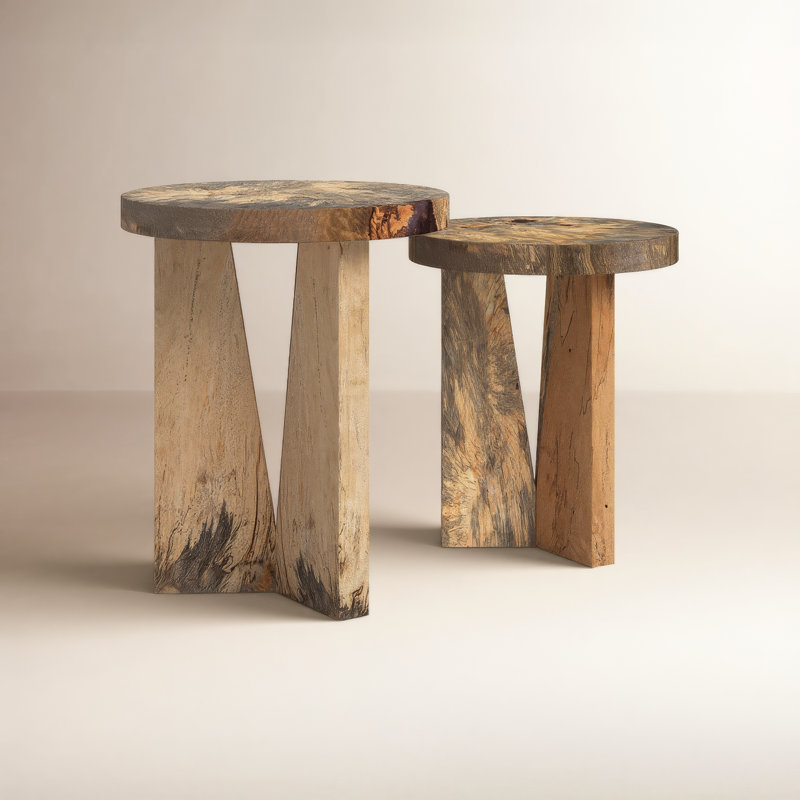 Tables gigognes Bodiam, Brun
