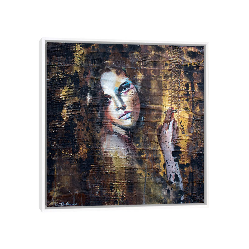 I Never Mean To Take Out On You by Donatella Marraoni - Print on Canvas, White Framed, 66.04 cm H x 66.04 cm W