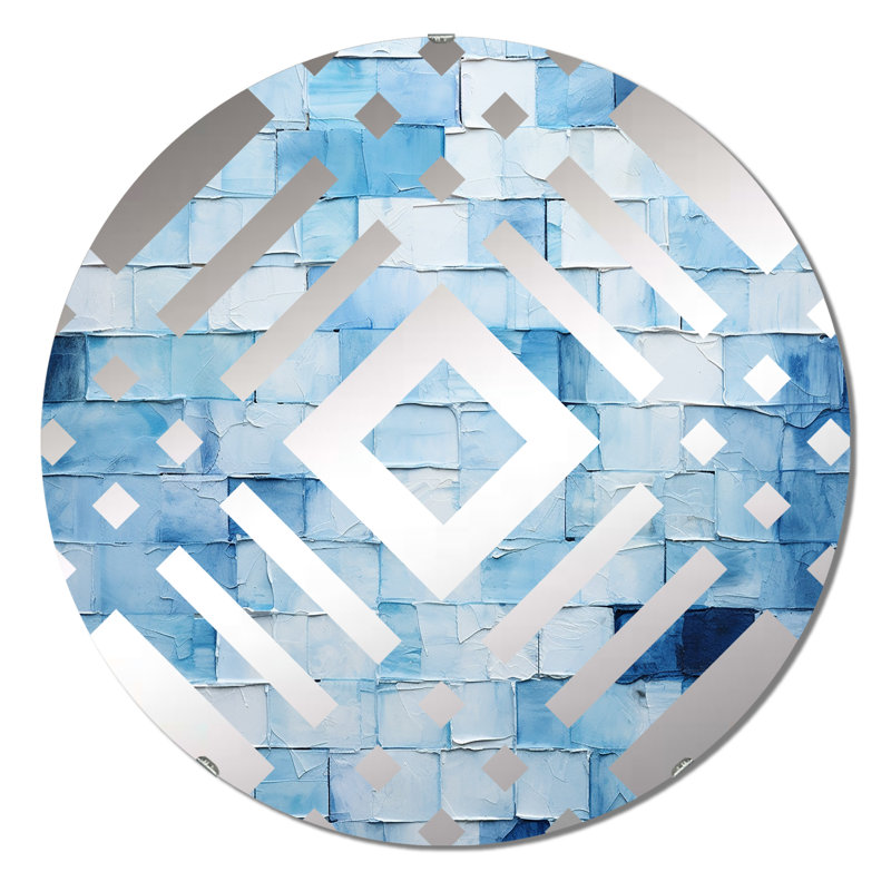 Rollinsford - Miroir décoratif diamant, 31,4 po x 31,4 po