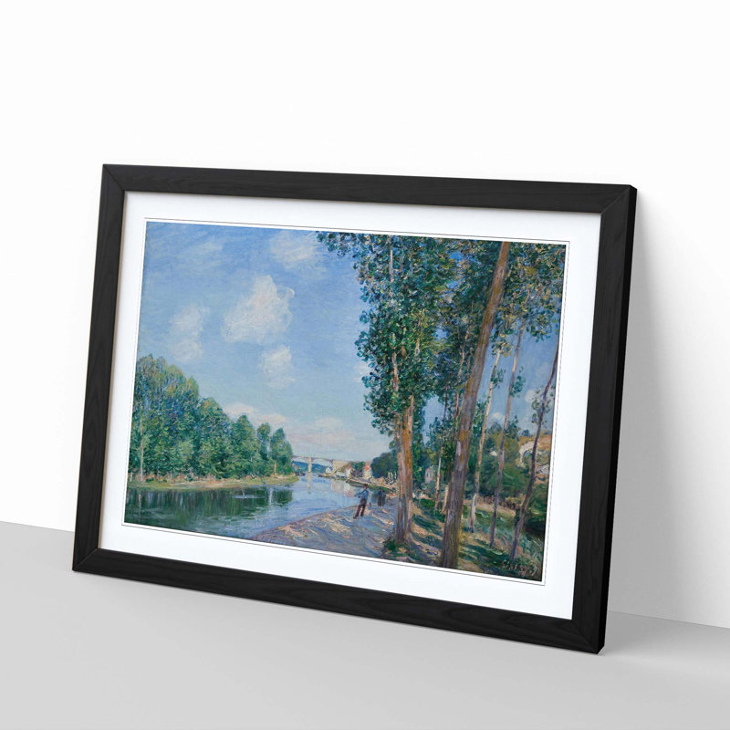Alfred Sisley - Single Picture Frame Painting, Black