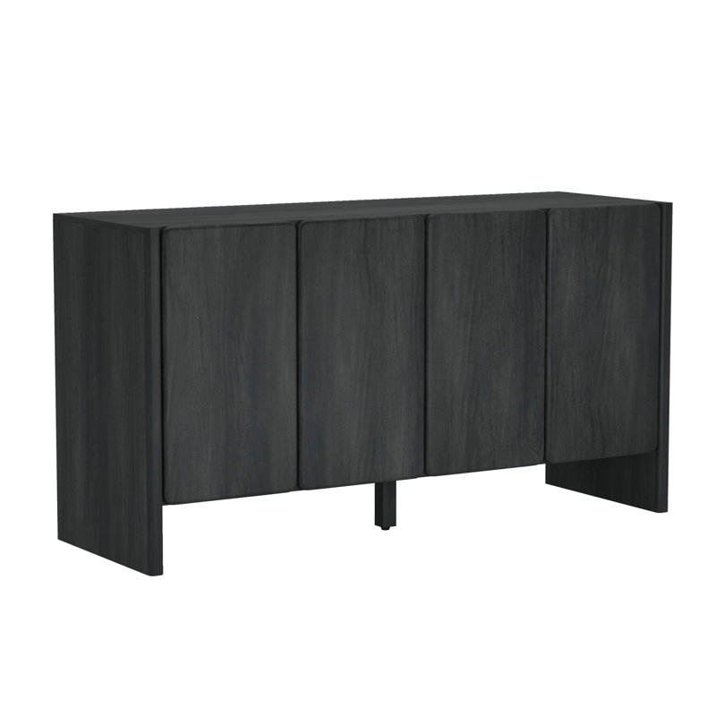Buffet gris anthracite 60 "Linda, Gris anthracite