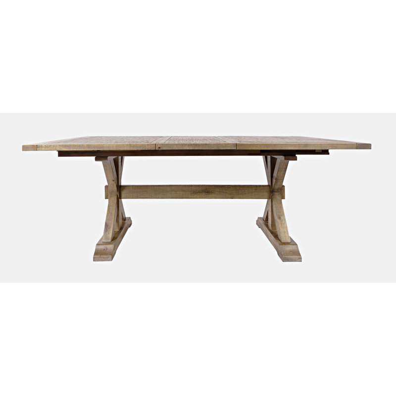 Averie Extendable Pine Solid Wood Dining Table