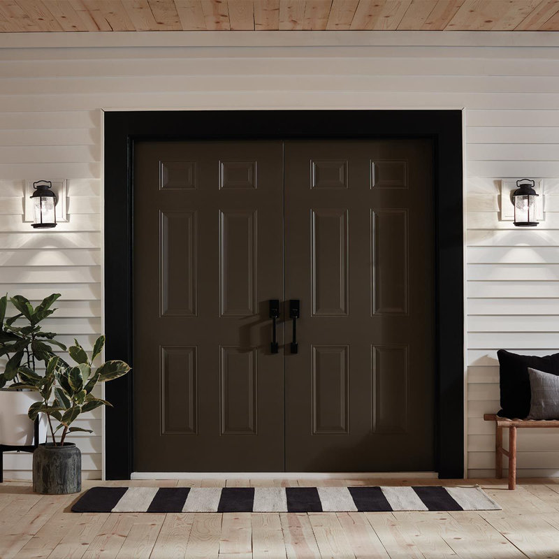 Aadison Outdoor Wall Lantern, 27.8cm H x 15.4cm W x 17.3cm D