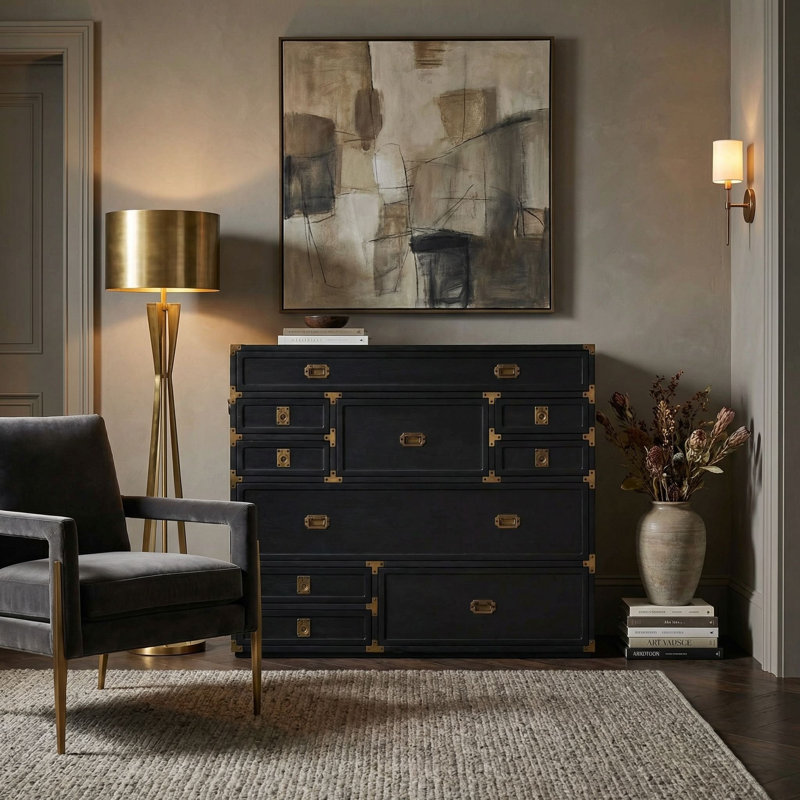 Charles 10 - Drawer Solid Wood Dresser