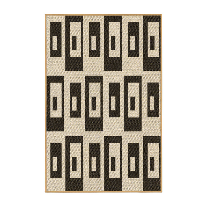 Performance Wool Abstract Indoor Rug, Rectangle 5' x 8'