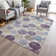 Machine Washable Indoor/Outdoor Xhevrie Plum Rug