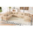 163.39'' Cloud-Like Modular Sectional Sofa in Corduroy, No Assembly Required, Deep Seats and L-Shaped Chaise for Living Room-308506028