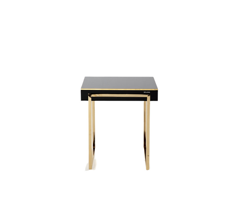 Tisya Solid Wood Top End Table