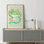 «Sage Green Fruit», art abstrait orange, affiche numérique de cuisine, cuisine amusante, décoration murale-102833185-102833187