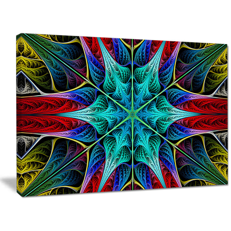« incandescenting fractal fleuri layers », impression sur toile, H 30 po x l 40 po x P 1 po