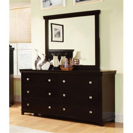 Barton Tussey 6 Drawer Standard Dresser/Chest, Espresso, SKU 1