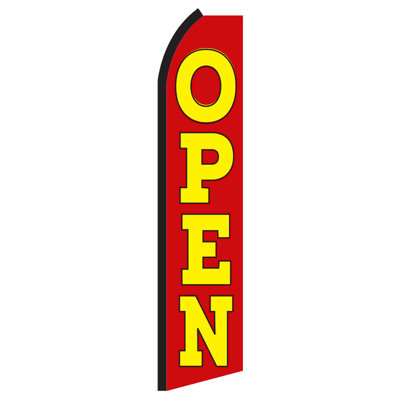 Double Sided 138'' H x 30'' W Polyester Feather Banner