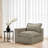 Upholstered Soft Camel Chenille Accent Lounge Chair with Cushion Back – Fully Compressed, No Assembly Required-895543406