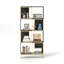 Étagères de rangement à 4 niveaux, étagère de rangement pour présentoir à bibliothèque pour petits espaces, salon