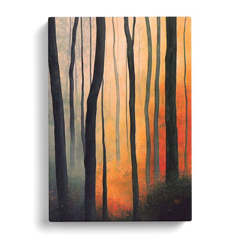 Autumnal Forest No.2 - Wrapped Canvas, 50cm H x 35cm W x 3cm D