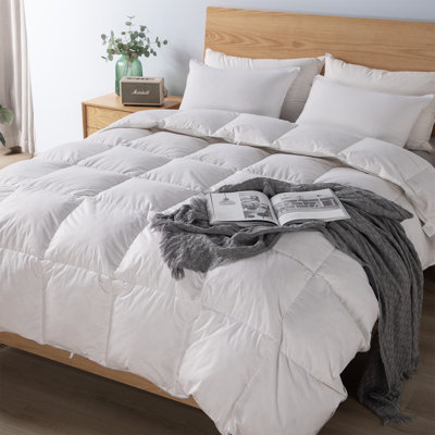 Cotton Baffle Box Stitch Comforter