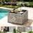 Emroy 6 - Person Reversible Modular Outdoor Conversation Set,Wicker Patio Seating Group with Lighted Coffee Table, All Weather Swivel Chair Set with Cushions-1029548068