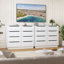 Longue commode avec 8 tiroirs