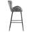 Ferrier Linen/Velvet Upholstered 29.53'' Bar Stool with Metal Frame-1501696806