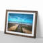 Path to the Sea in Llandudno Wales - Picture Frame Painting Print on MDF-55578155-55578154