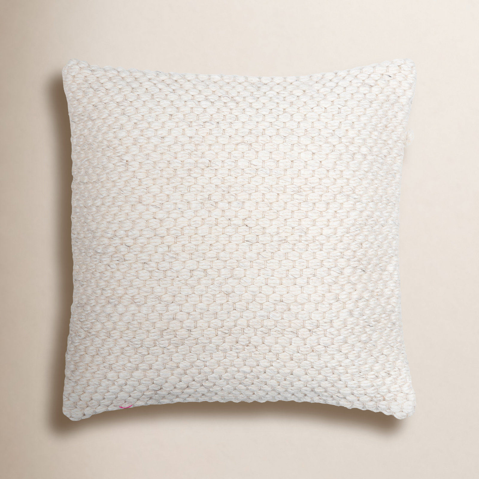 Sabirah Cotton Throw Pillow, 22" x 22", Polyester/Polyfill