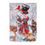 Deraz Double Sided 18'' H x 12.5'' W Polyester Animal Garden Flag