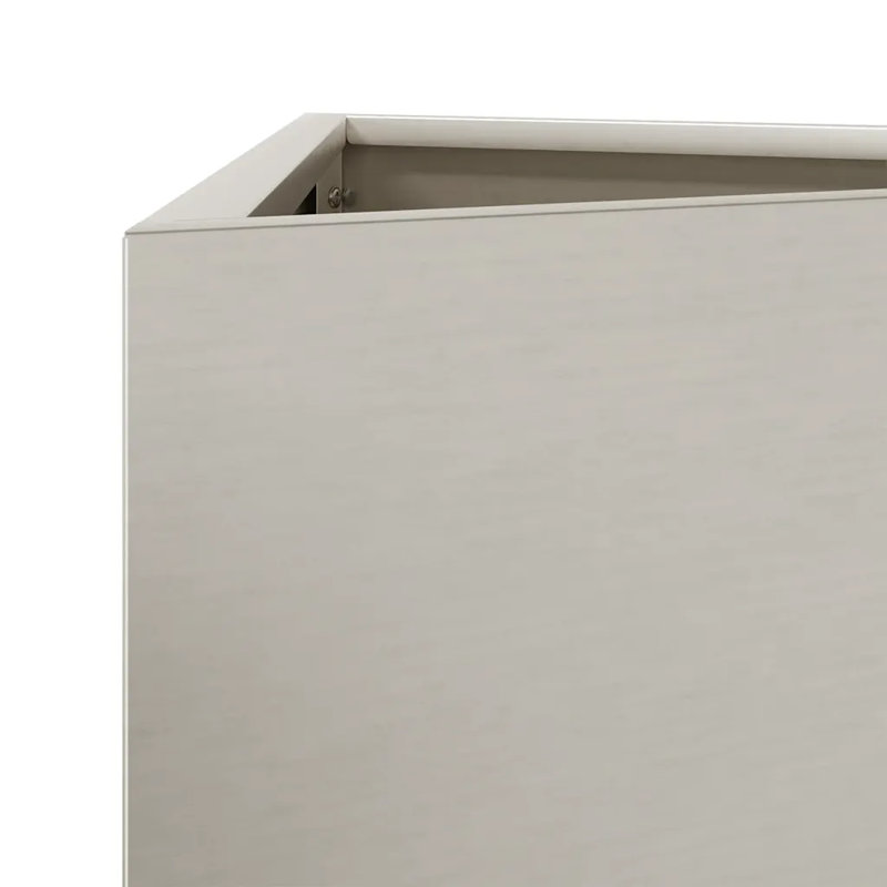 Crystine Metal Elevated Planter, Brown, 70cm H x 40cm W x 34.5cm D