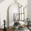 Lilaram Arched Metal Framed Wall Mirror Bathroom Mirror-965541300-965541303