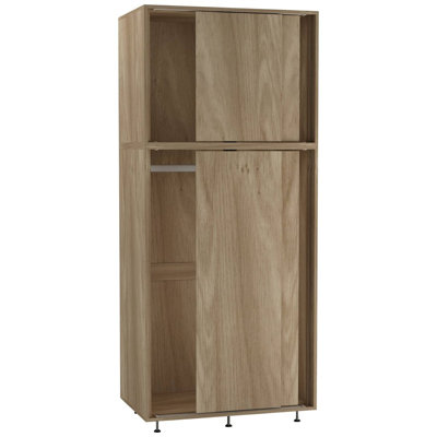 4 Door Solid Wood Wardrobe