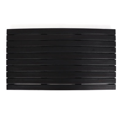 Tapis de douche en teck