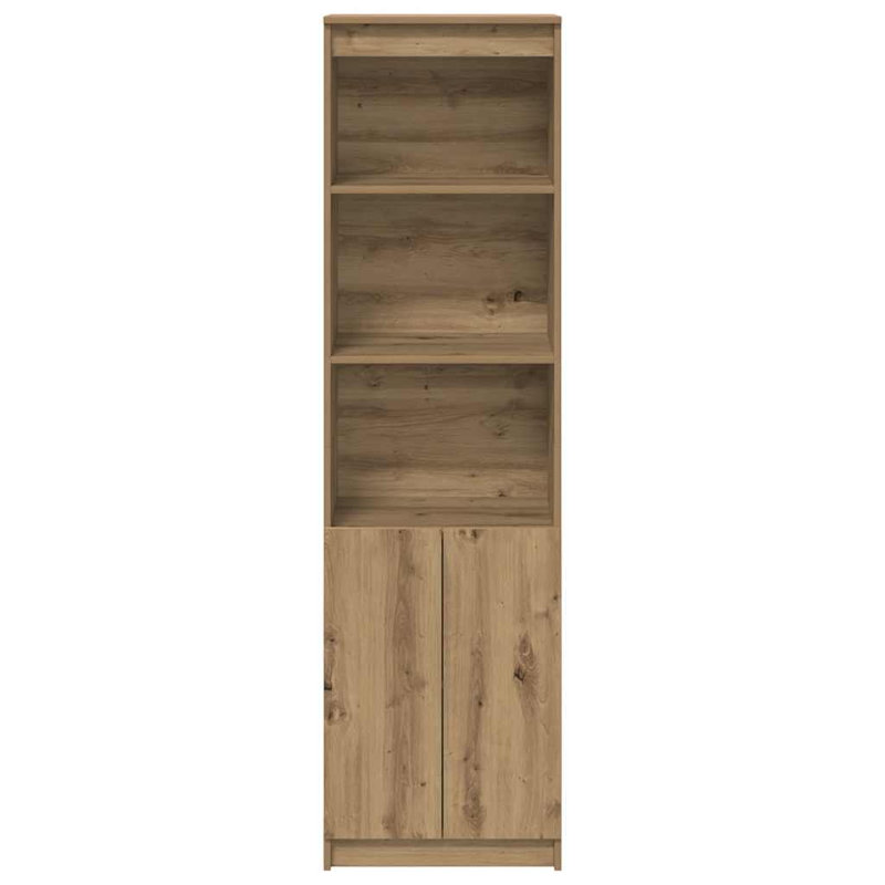 Highboard 50X35x180 Cm Engineered Wood, Artisan Oak