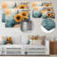 Aquarelle, tournesols, jardin, forêt, diapositive-1938242508