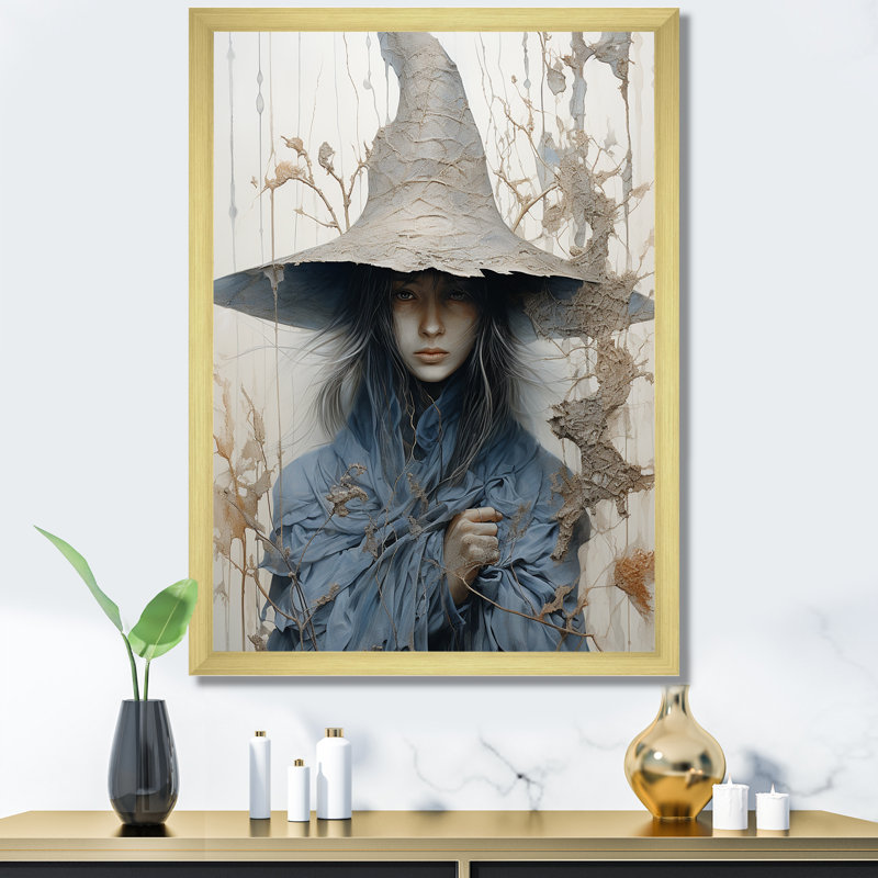 Art sur toile, minimalisme, Cadre doré simple, H 32 po x l 16 po x P 1 po