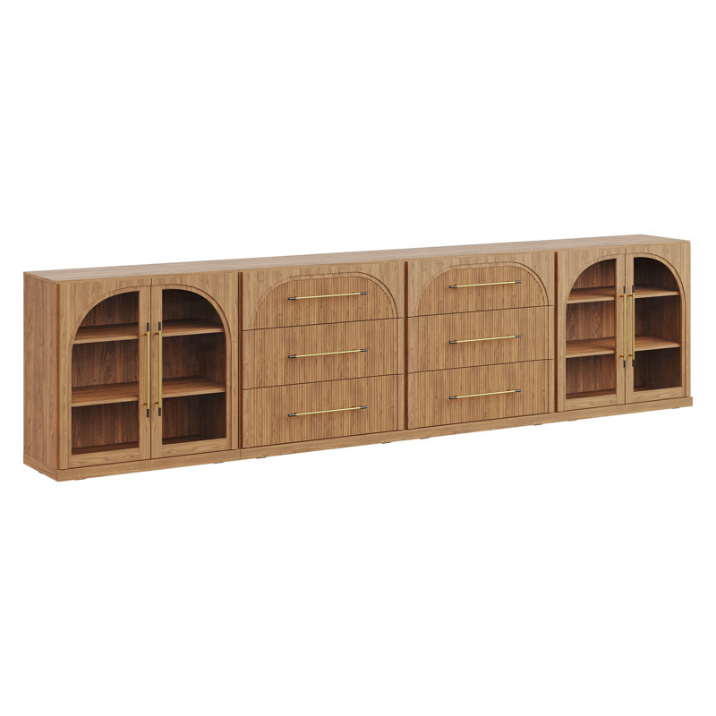 Ensemble de buffet modulaire 4 pièces - 1A2C - Chameau, Chameau