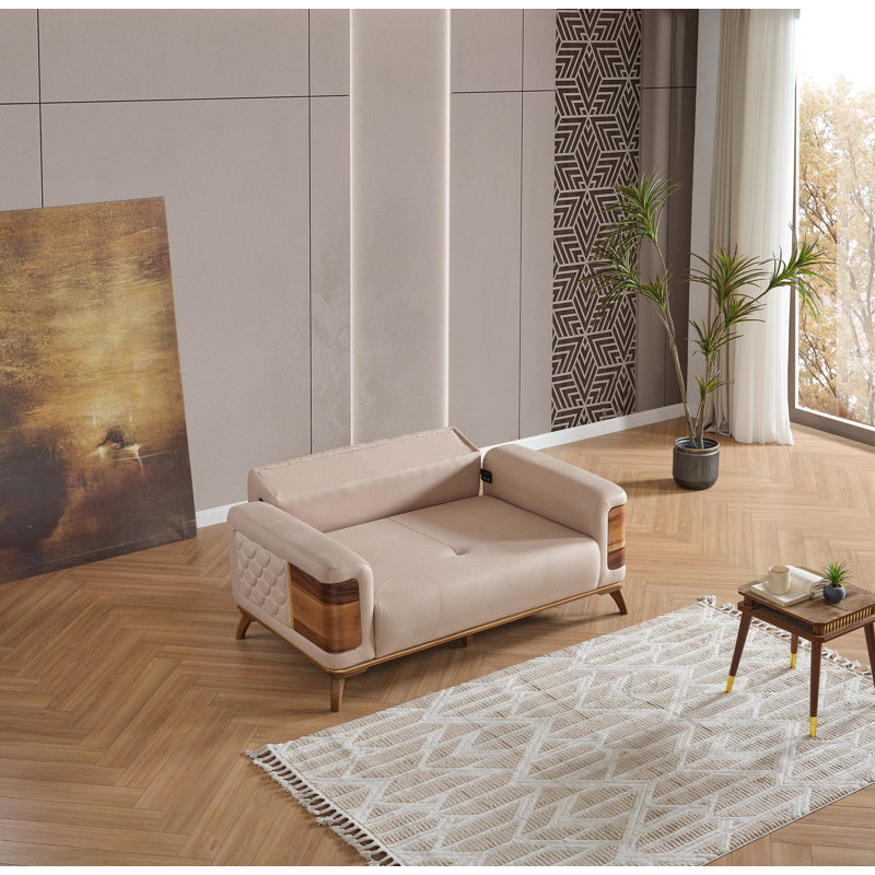 Ensemble de salon 2 pièces Voler, Beige