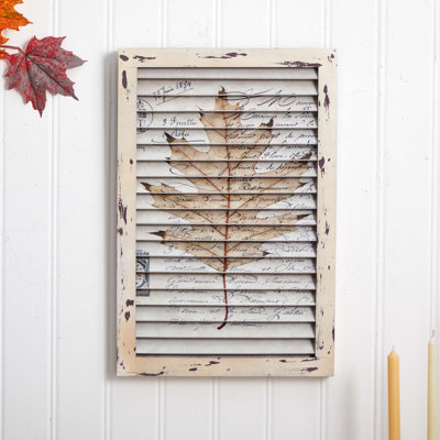 Traditional Plants & Flowers Wall Decor on Wood