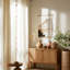 Sagebrook Home Ombra Polyester Cotton Pine Diagonal Fringe Decorative Wall Art