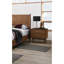 Ensemble de chambre à coucher tête de lit 3 pièces couleur noyer-1102327026