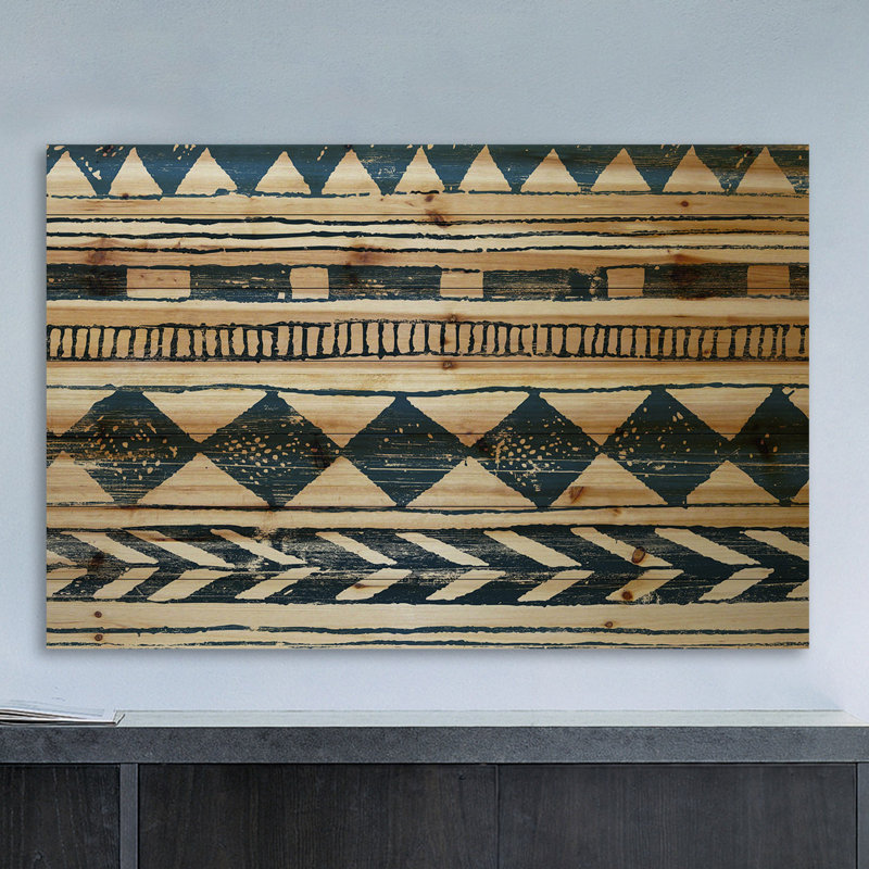 " Shape Chains " by Marmont Hill, 12" H x 18" W