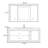Minimalist cream style bathroom cabinet