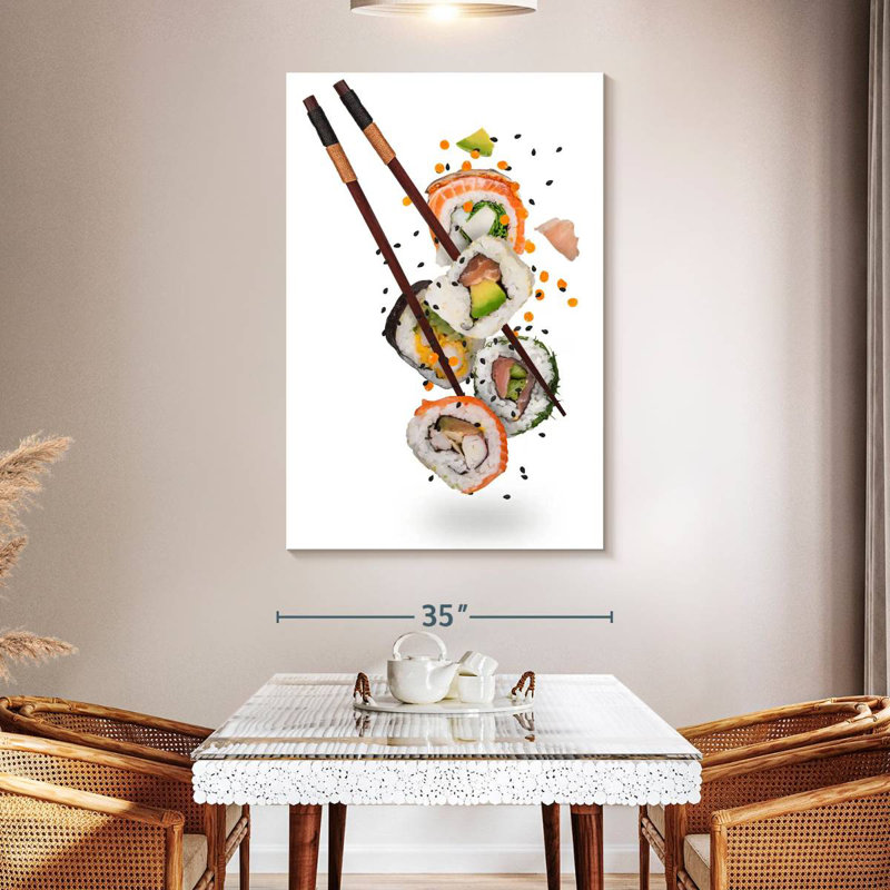 Yarlin Japanese Sushi, 51" H x 34" W
