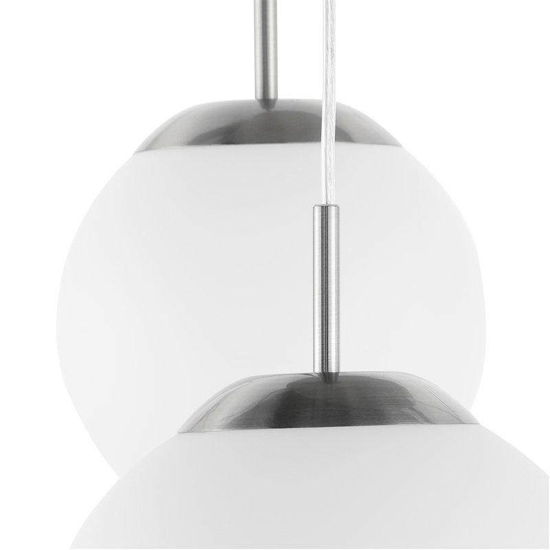 Brent 3 - Light Silver Cluster Pendant