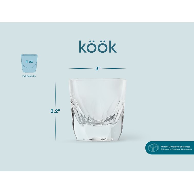 Cortado Glasses, 4 oz, Set of 6 – kook