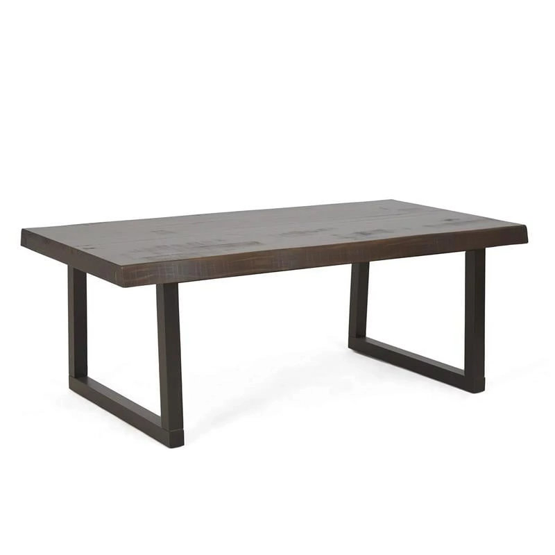 Table basse en bois massif Sehnaz