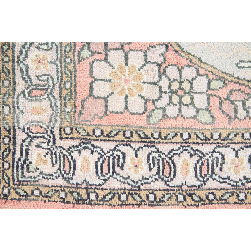 Hand Woven Orange/Light grey Indoor Rug