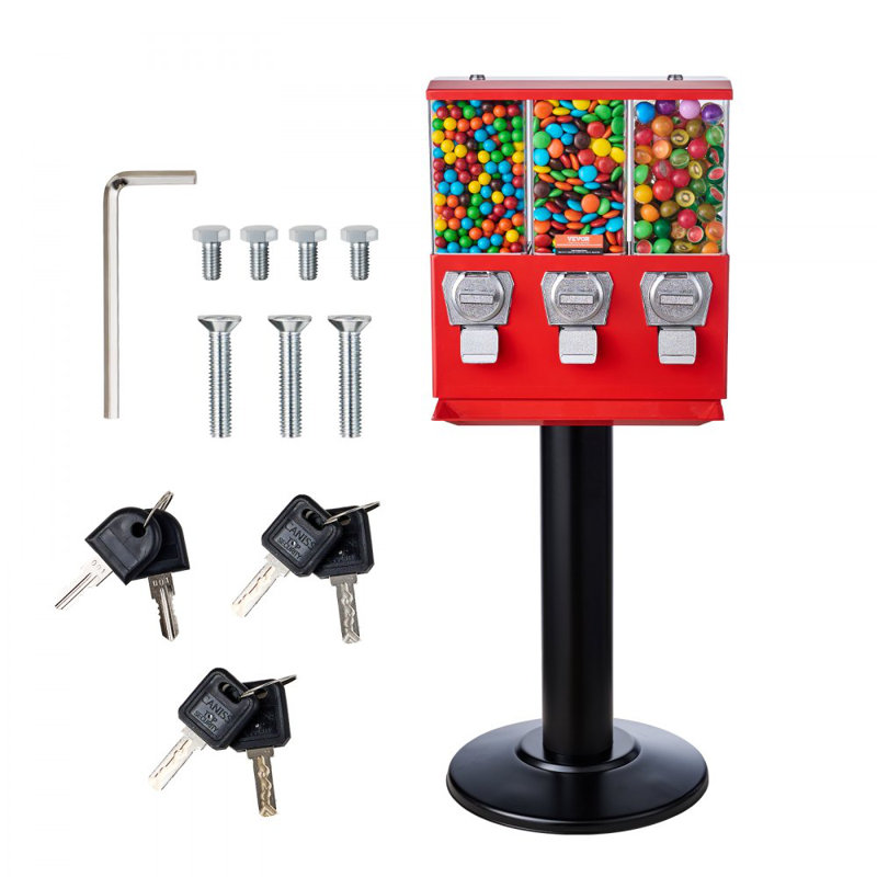 VEVOR Gumball Machine, Red