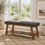 Banc rembourré avec tablette de rangement-131248067