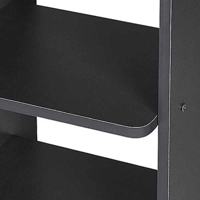 Shoe Rack, 120cm H x 82cm W x 26cm D, Black